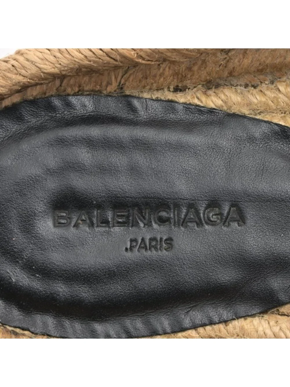 Balenciaga Sandals Black Beige Leather